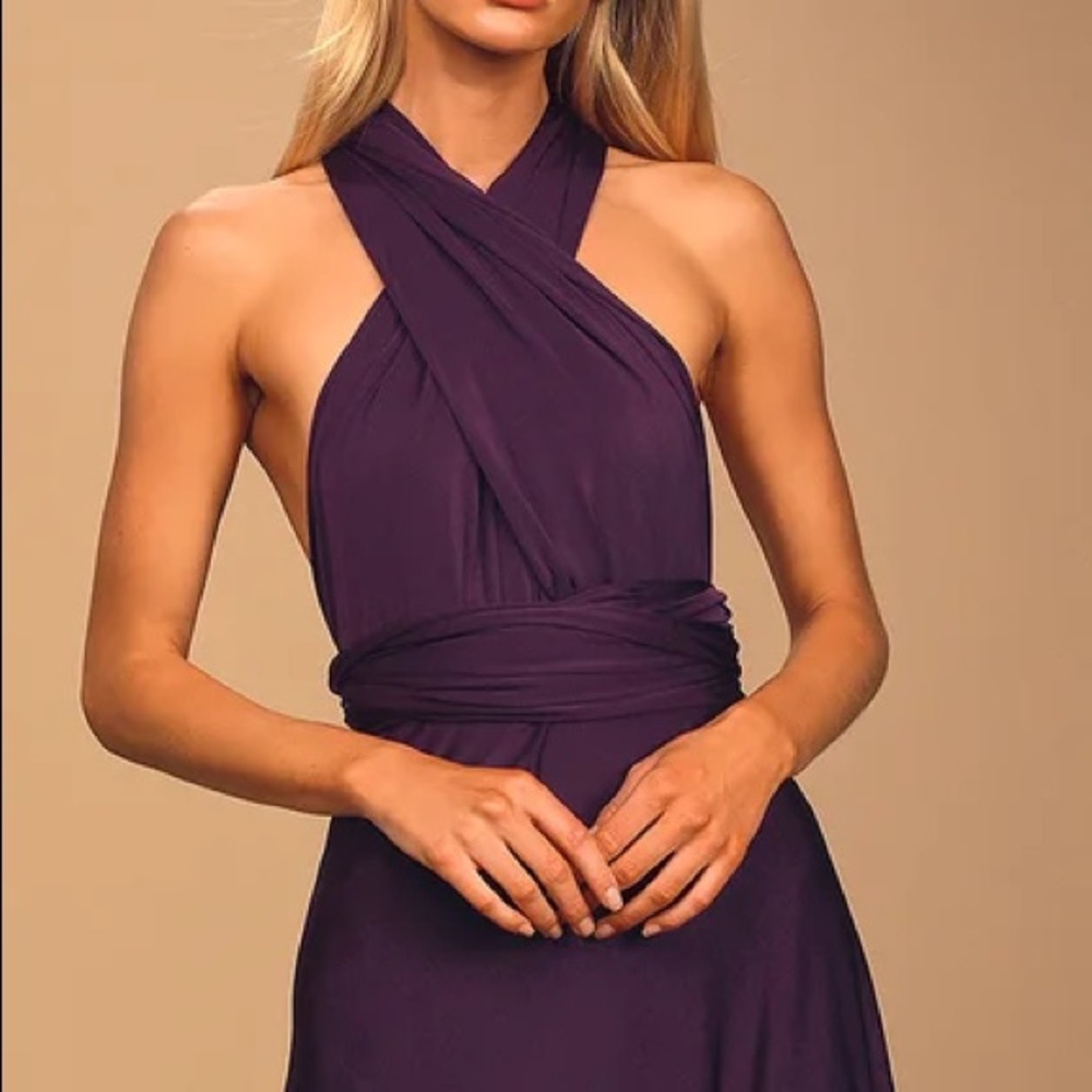 Lulus Versatile/Infinity Dress, Purple, Multiple … - image 4